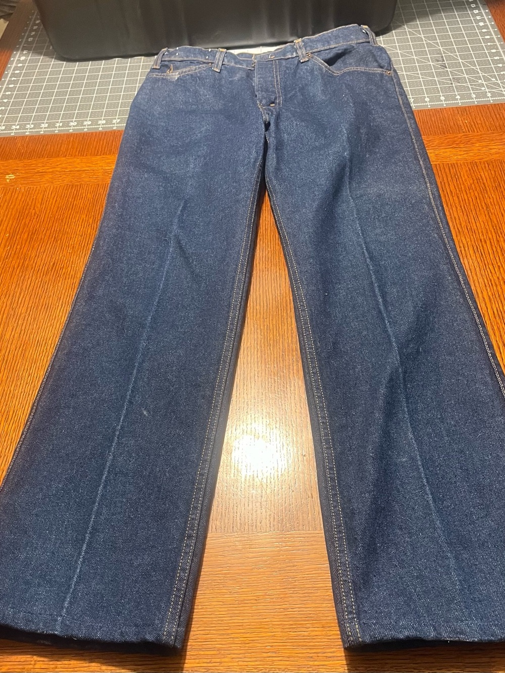 Levi's for men vintage Men's Dark Blue Bootcut Jeans 30x28 look at pics